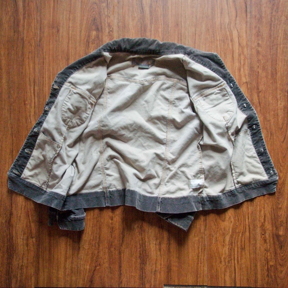 Jeanstar Corduroy Truckers Jacket Brown/Grey XL - Picture 5 of 7